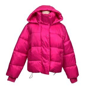 GAP Recycled Pink Puffer Jacket